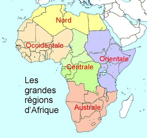 Afrique zones